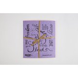 Skoy cloth, Mixed colors w/ text (4-pk)