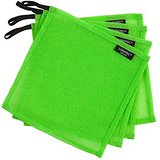LUNATEC® Odor-Free Dishcloths. The perfect scrubber, dish cloth, sponge and scouring pad for cleaning your dishes, pots and pans, and kitchen gear. Ideal for home, RV, boat galley and camp site. (4, Lime)