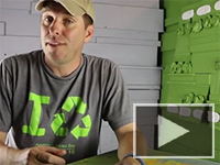 Here a simple life hack for recycling small pieces of plastic labeled #1 PET.