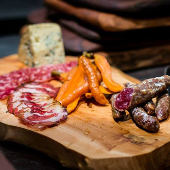  In this episode of Eat Purely, Cook Fresh, a field trip to the local sustainable butcher yields yummies for a meat and cheese plate